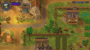 Player walking through the city.
