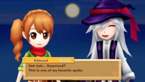 Player talking with Edmond