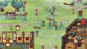 Image of village in the game Kynseed