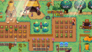 A farm in the game Kynseed