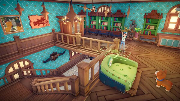 Player decorating his own house in My Time At Sandrock